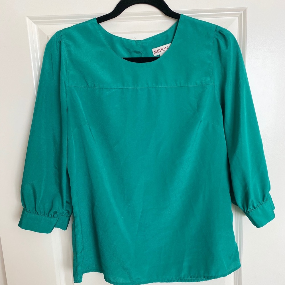 Green/Mint Blouse from Target - size medium